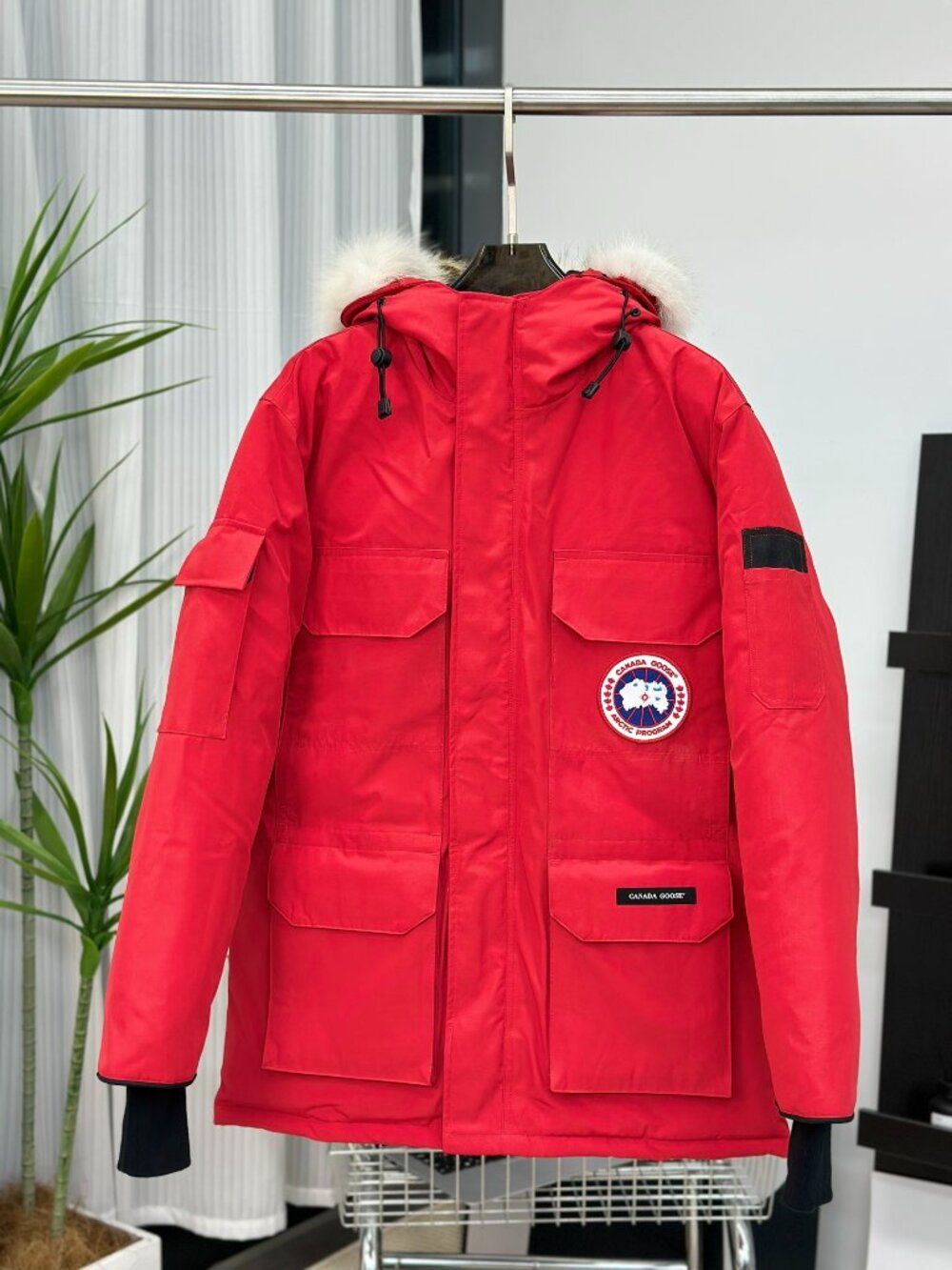 Canada Goose Classic Red Expedition Parka